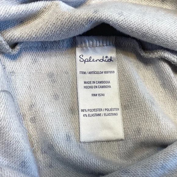 Splendid Pajama Set Women’s Sz M Gray French Terry - Picture 14 of 15